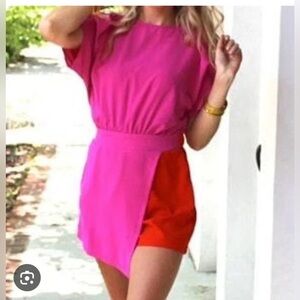 TCEC Pink and Red Romper